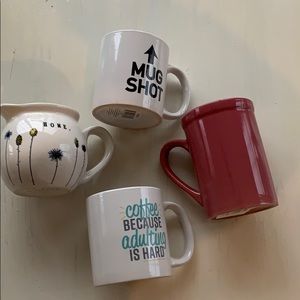 Mugs and creamer set